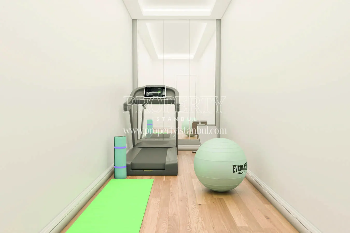 Pilates room of a villa in Artea Bahcesehir project