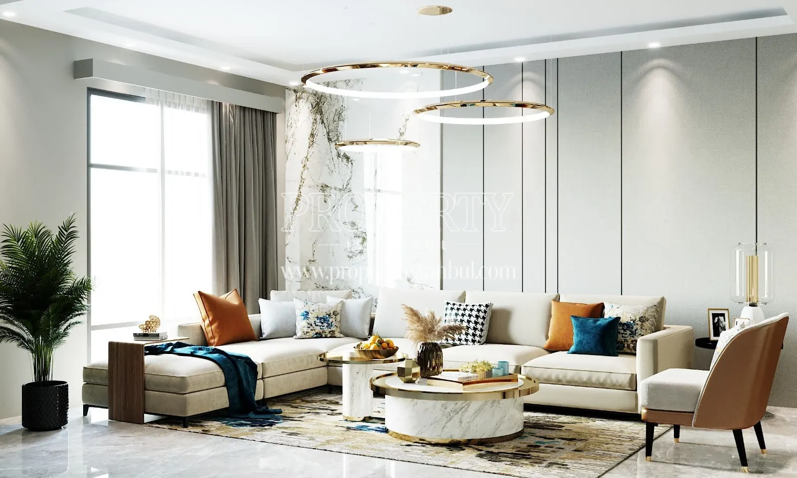 Living room of an apartment in Mostar Mahal