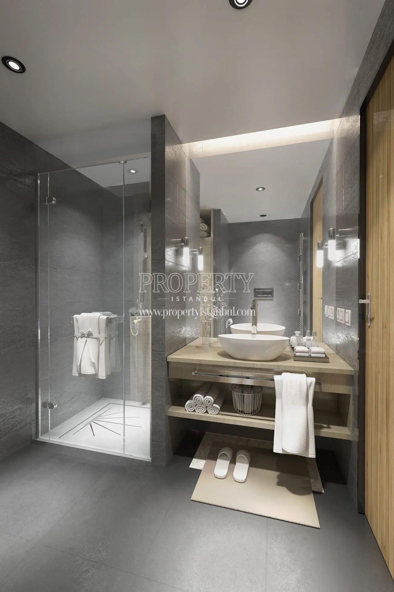 bathroom of an apartment in Resim Modern Kagithane