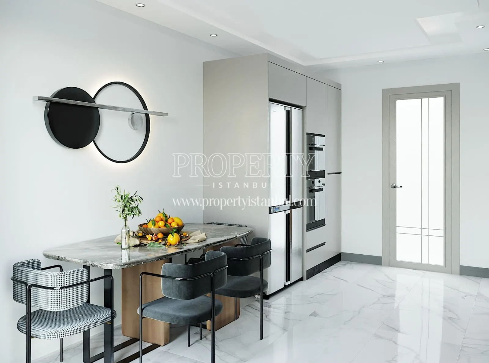 Dining room of an apartment in Mostar Mahal