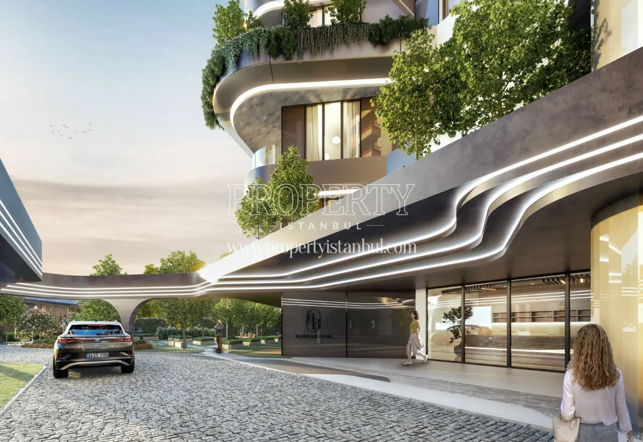 Entrance of Barbaros 48 project