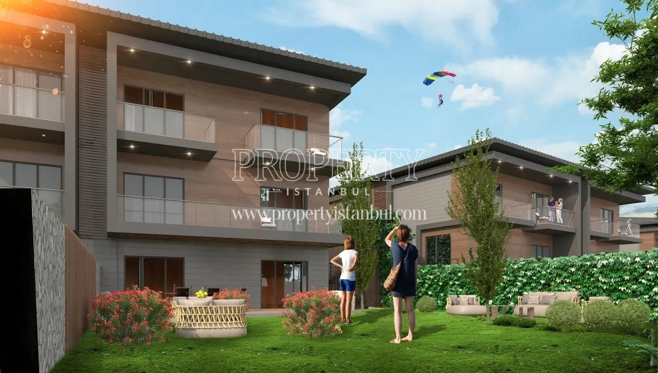 Garden area in Mabeyn Bahcesehir