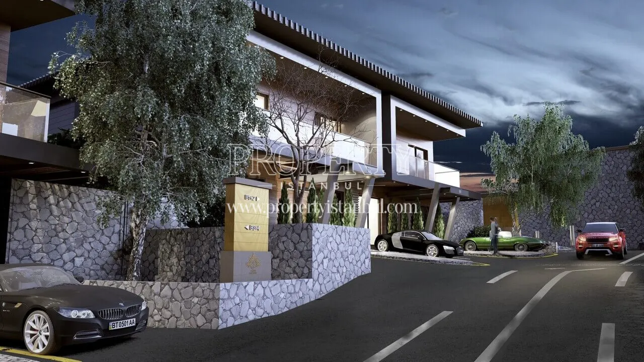 Entrance of a villa in Mabeyn Bahcesehir