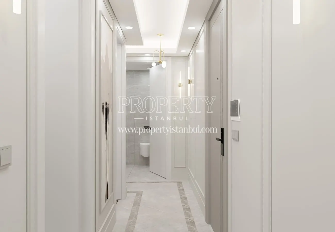 Hall of an apartment in Pera Blue Beyoglu