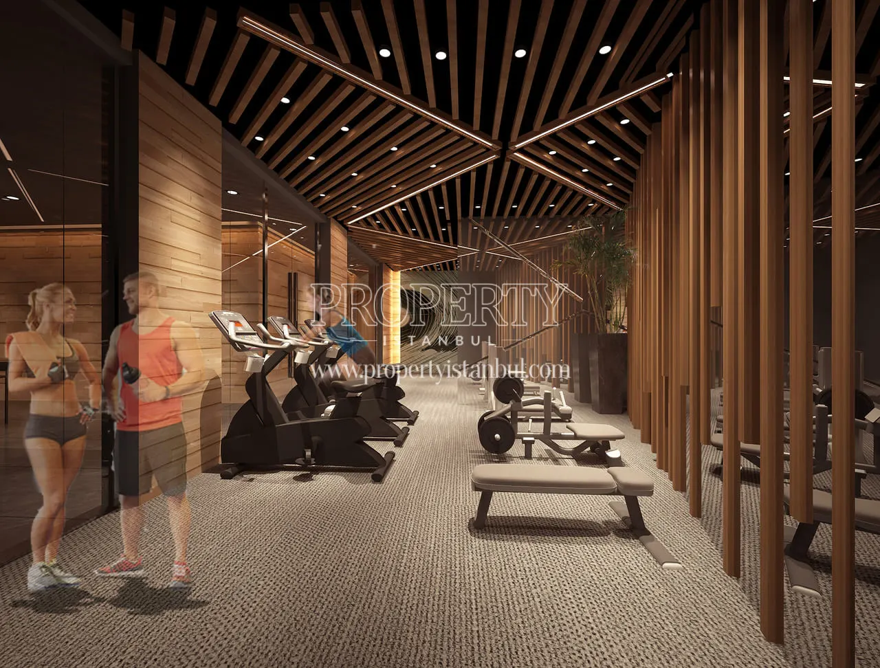 Fitness area of Aston Levent