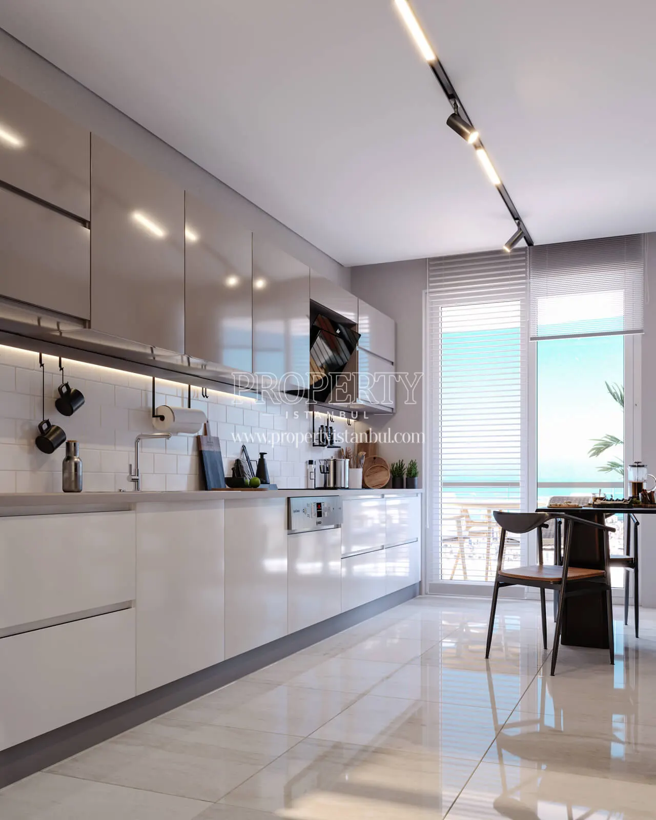Kitchen of an apartment in Siltas Panorama