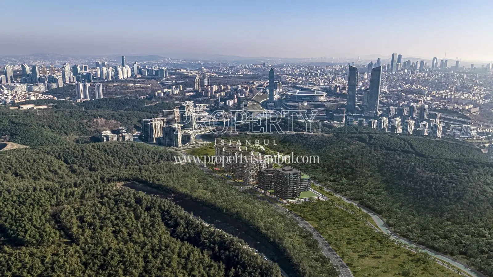Maslak Koru Drone View