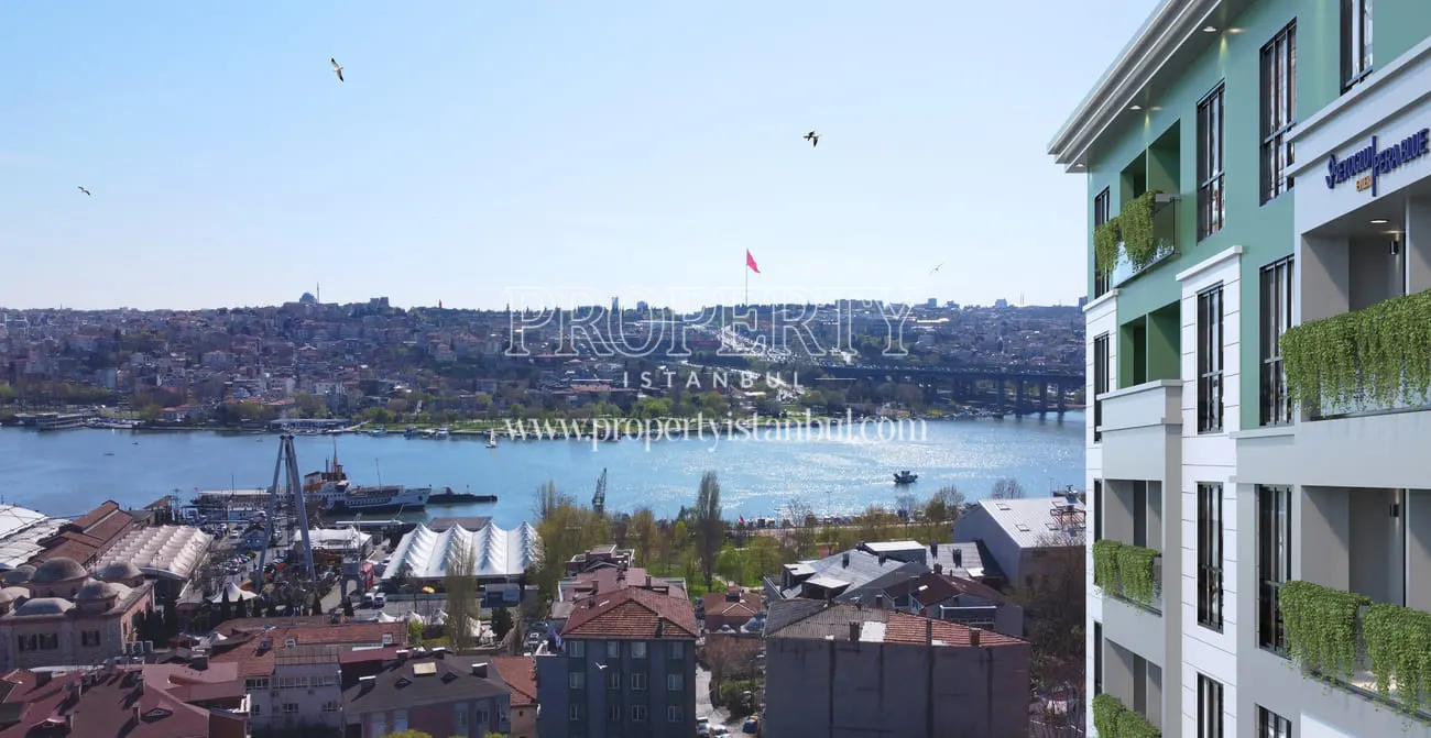 Sea view of Pera Blue Beyoglu