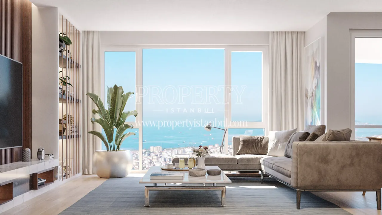 View from the living room of an apartment in Siltas Panorama