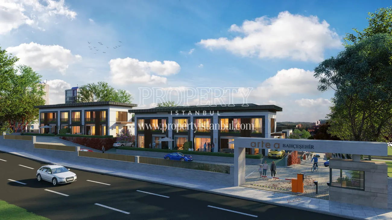 Entrance gate of Artea Bahcesehir project