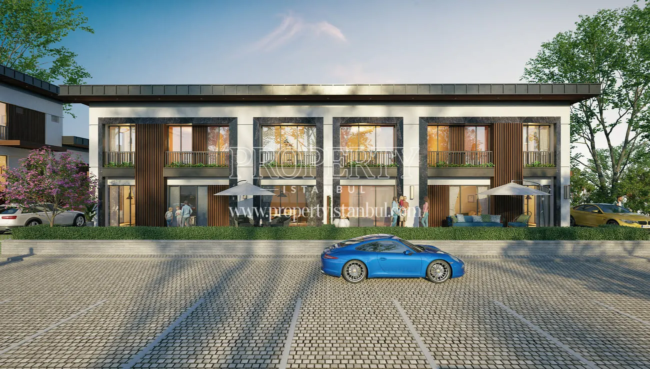 Car parking lot of a villa in Artea Bahcesehir project