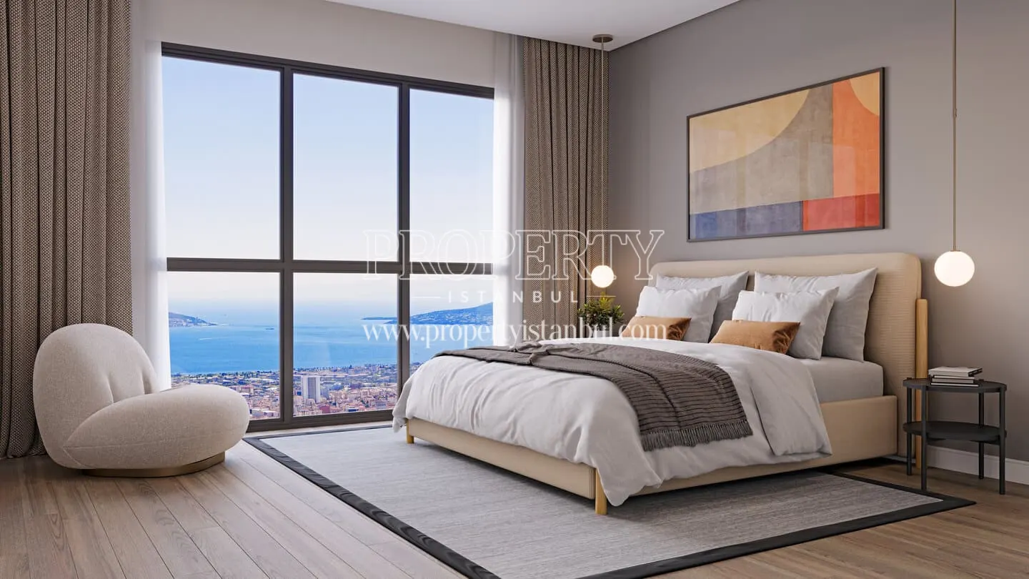 Bedroom of an apartment in Mesa Panorama