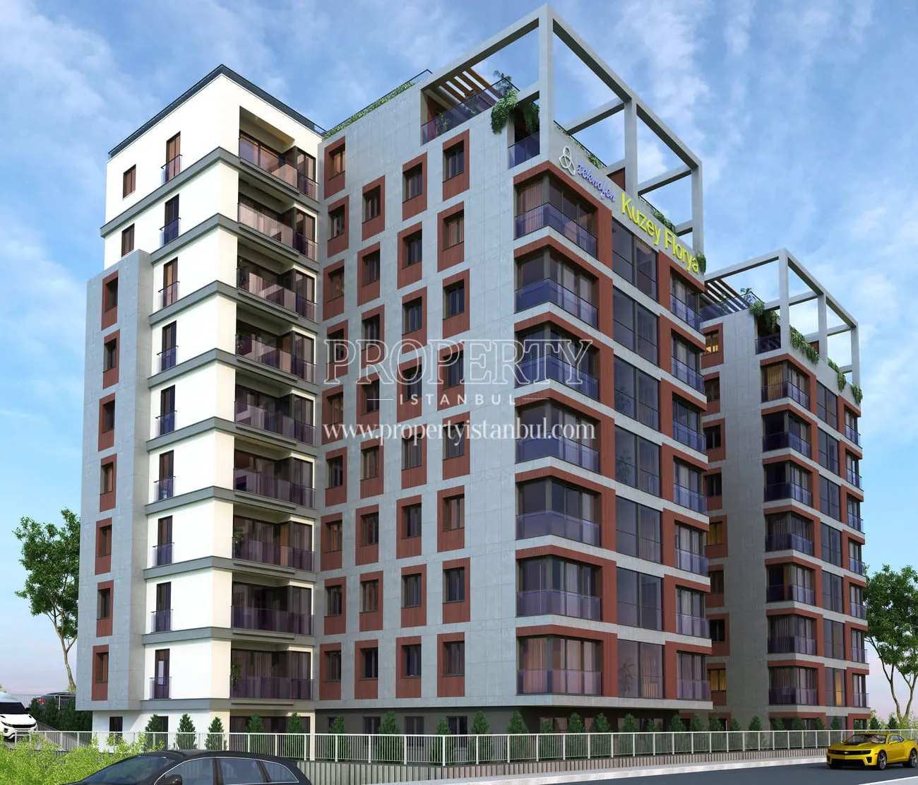 Outdoor view of a building of Kuzey Florya