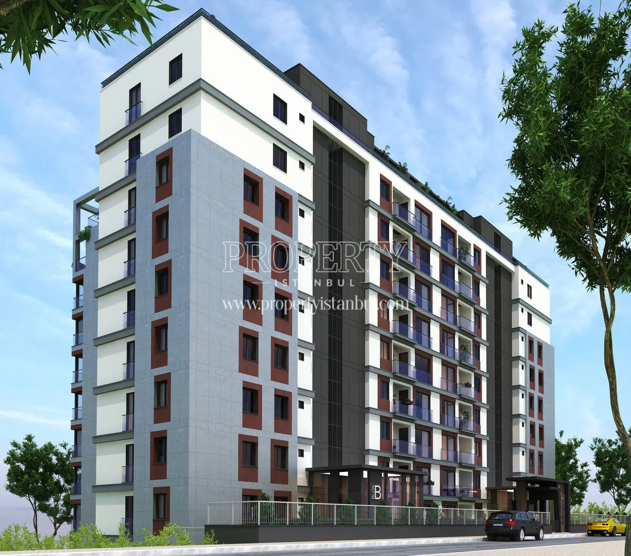 Exterior view of a building of Kuzey Florya