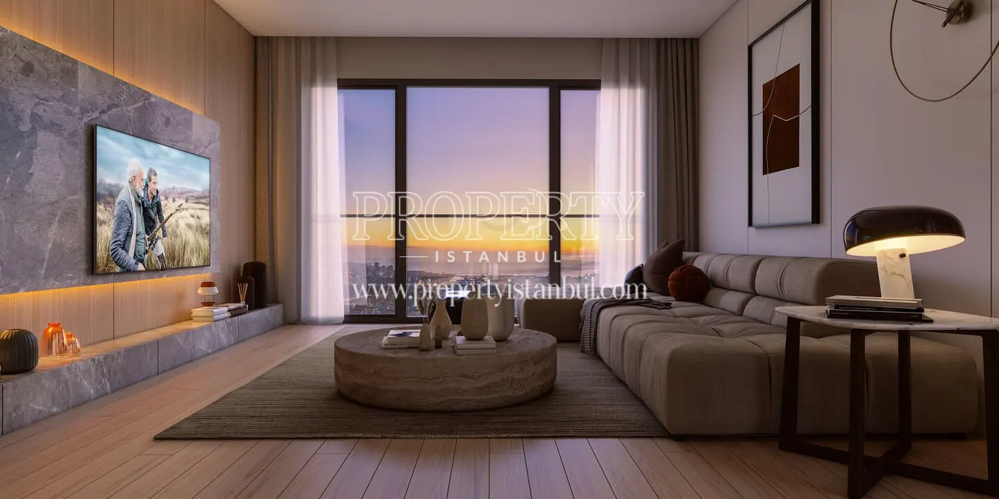 Living room of an apartment in Mesa Panorama