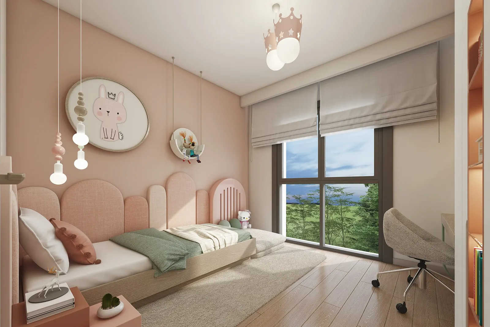Children's room in a 5. Levent Korupark apartment