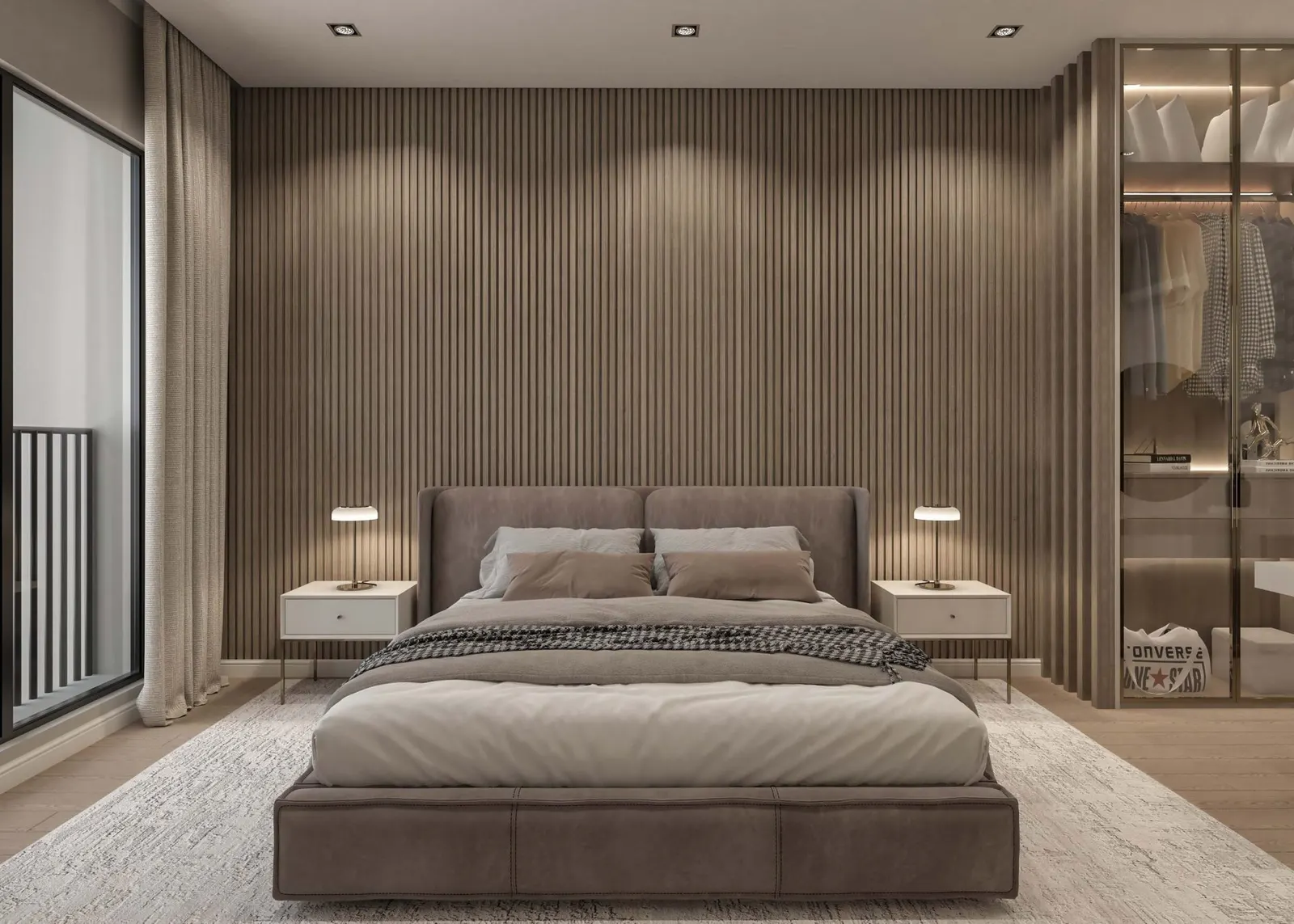 Bedroom in the Ada Yapi Bulgurlu show apartment