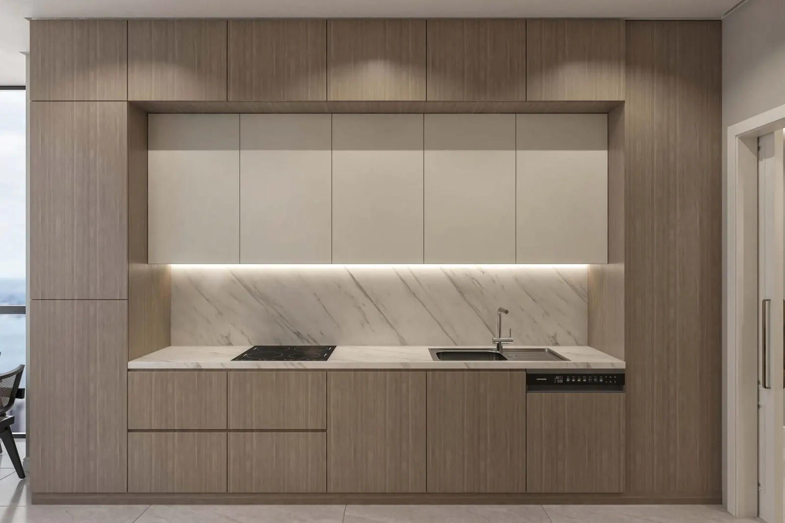 Kitchen in the Ada Yapi Bulgurlu show apartment