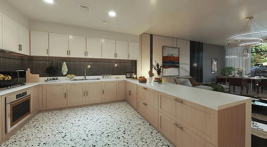 Kitchen in an Afra Park villa