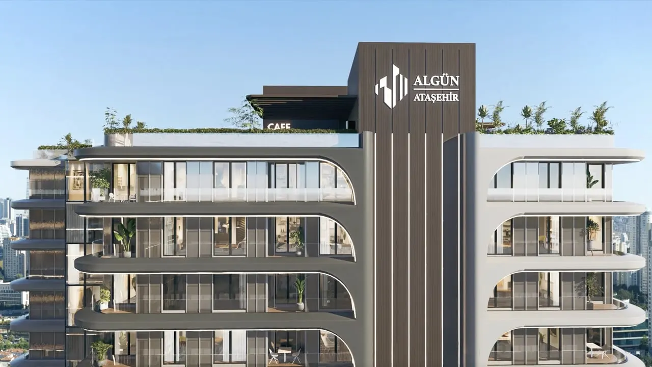 Upper floors and roof of an Algun Prime Atasehir block