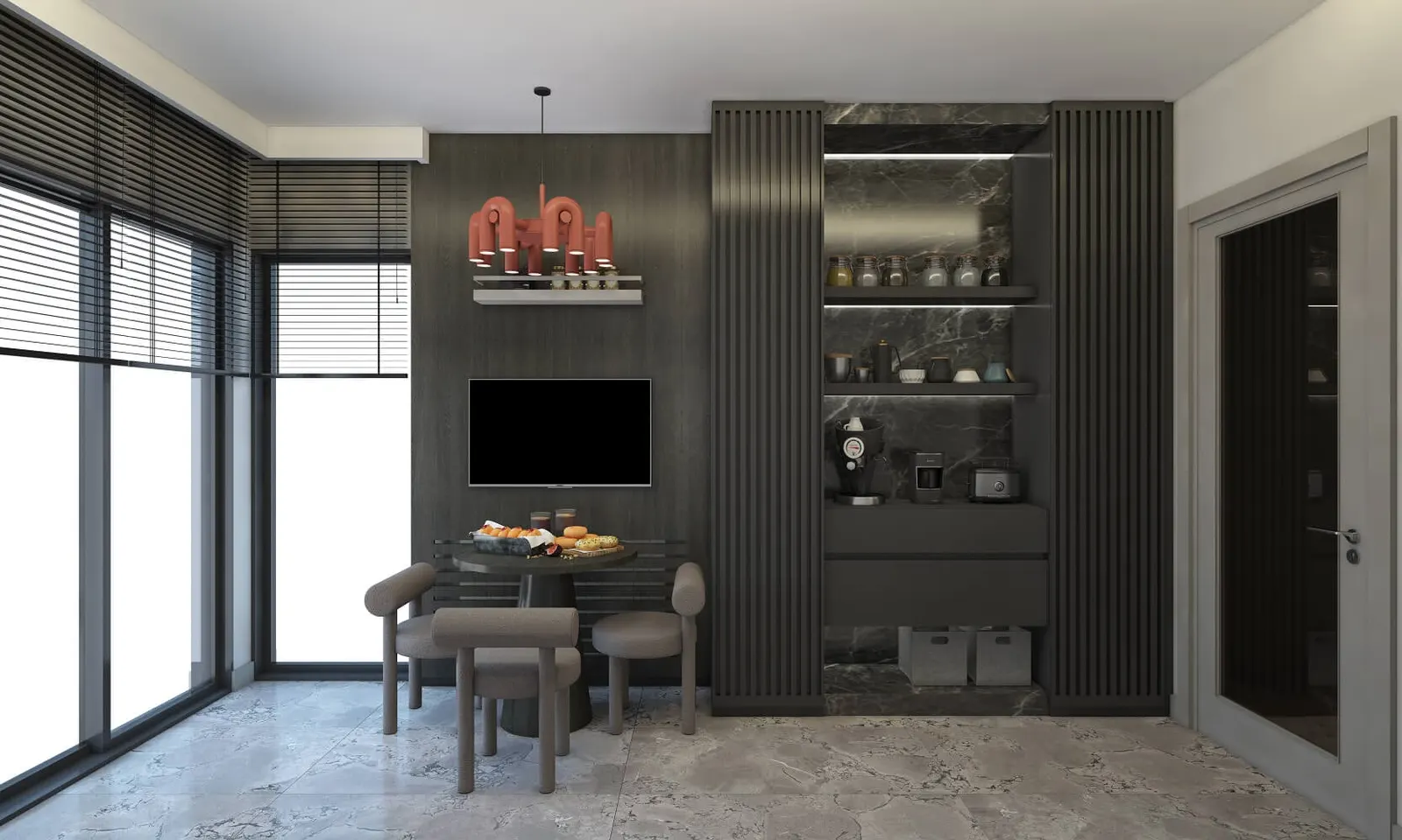 Dining corner in an Alya Merkezefendi apartment