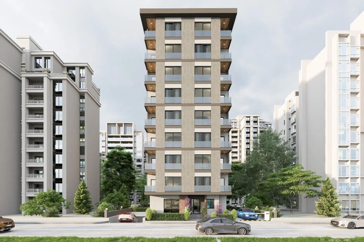 Front facade of Arinmis Apartmani