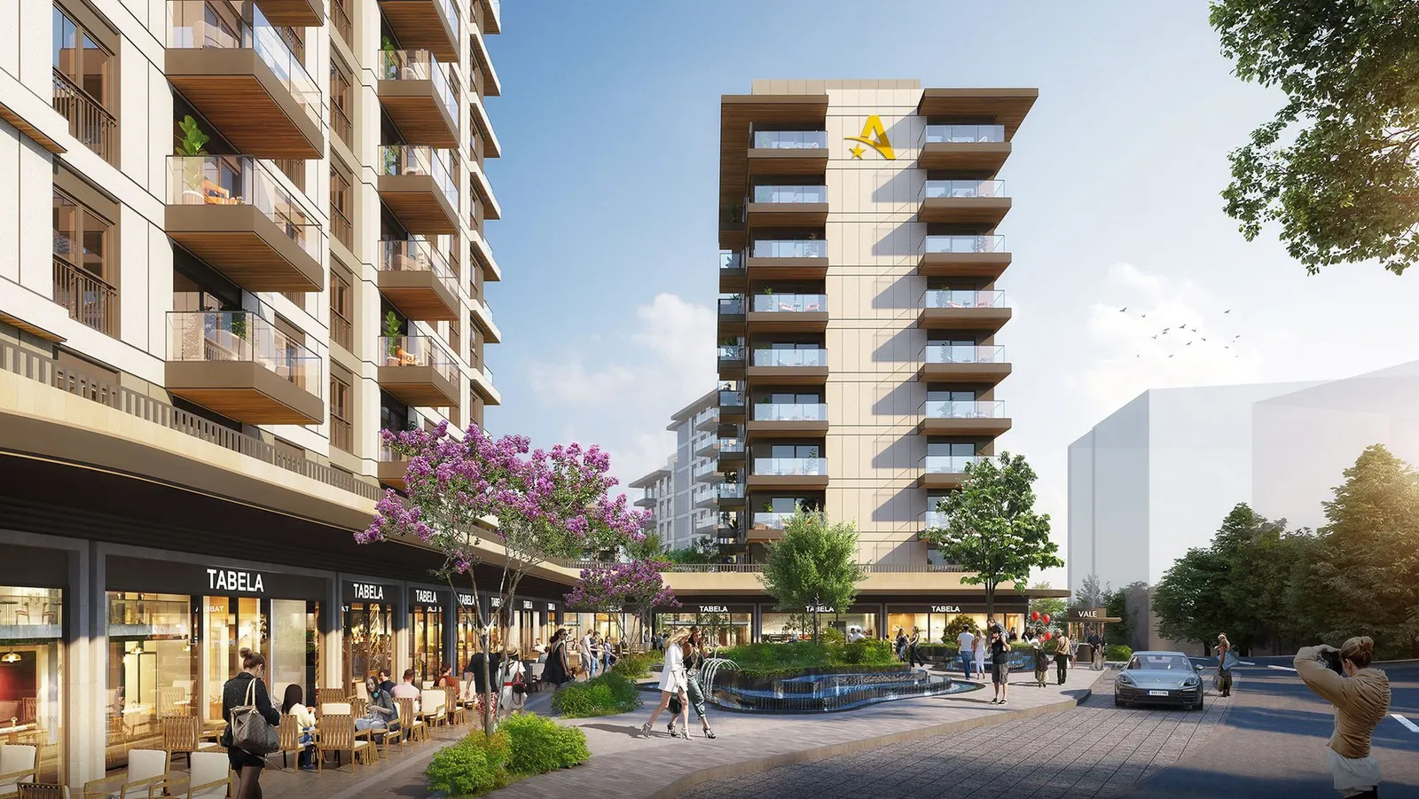Shopping street of Avrupa Residence Sisli 2