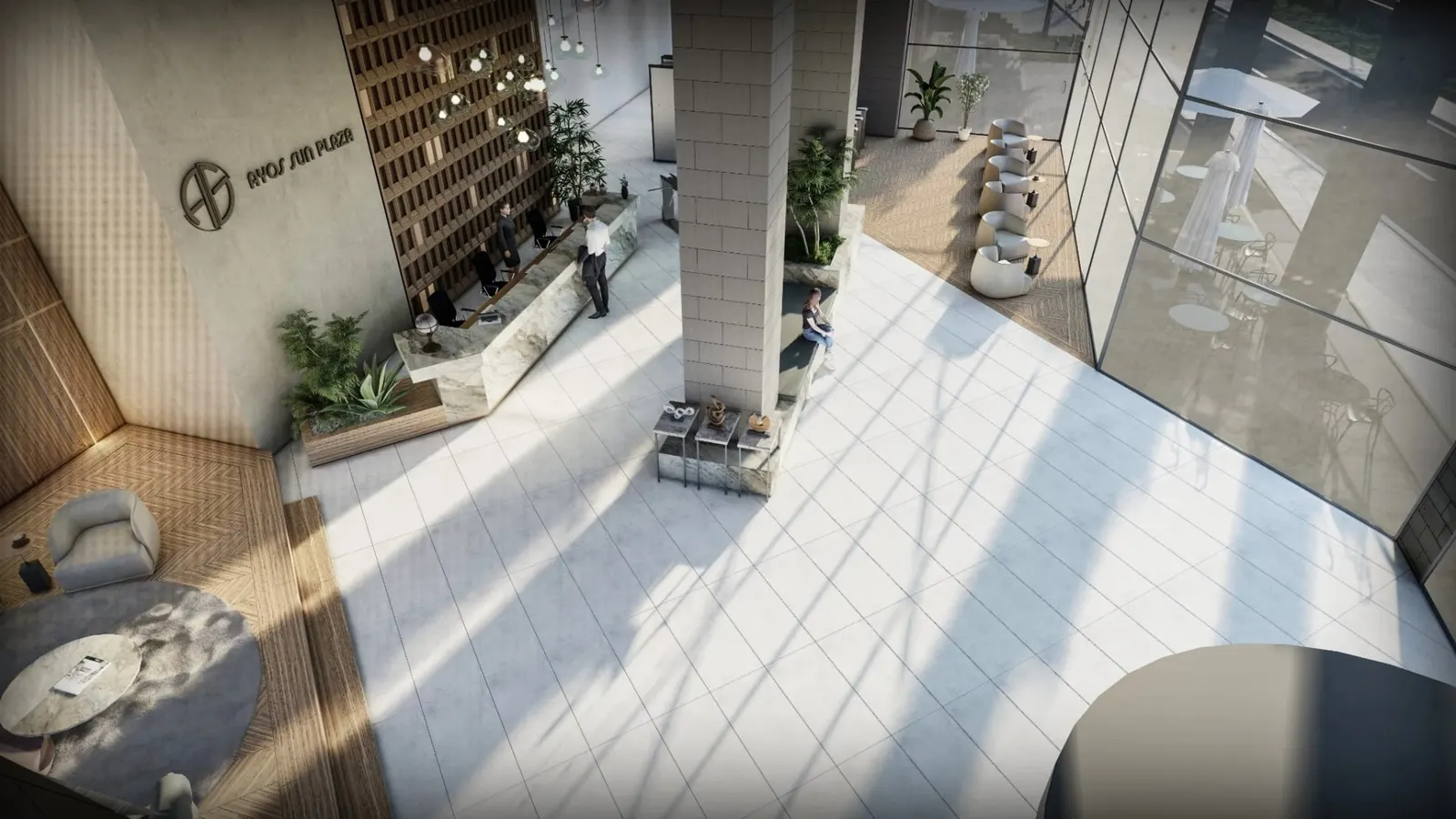 Ayos-Sun Plaza lobby seen from above