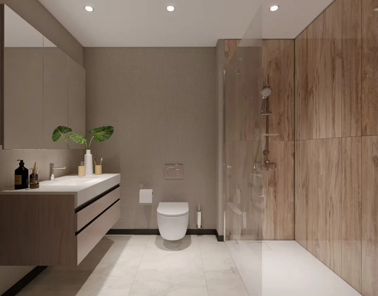 Bathroom of a Basaksehir Avrasya 3 apartment