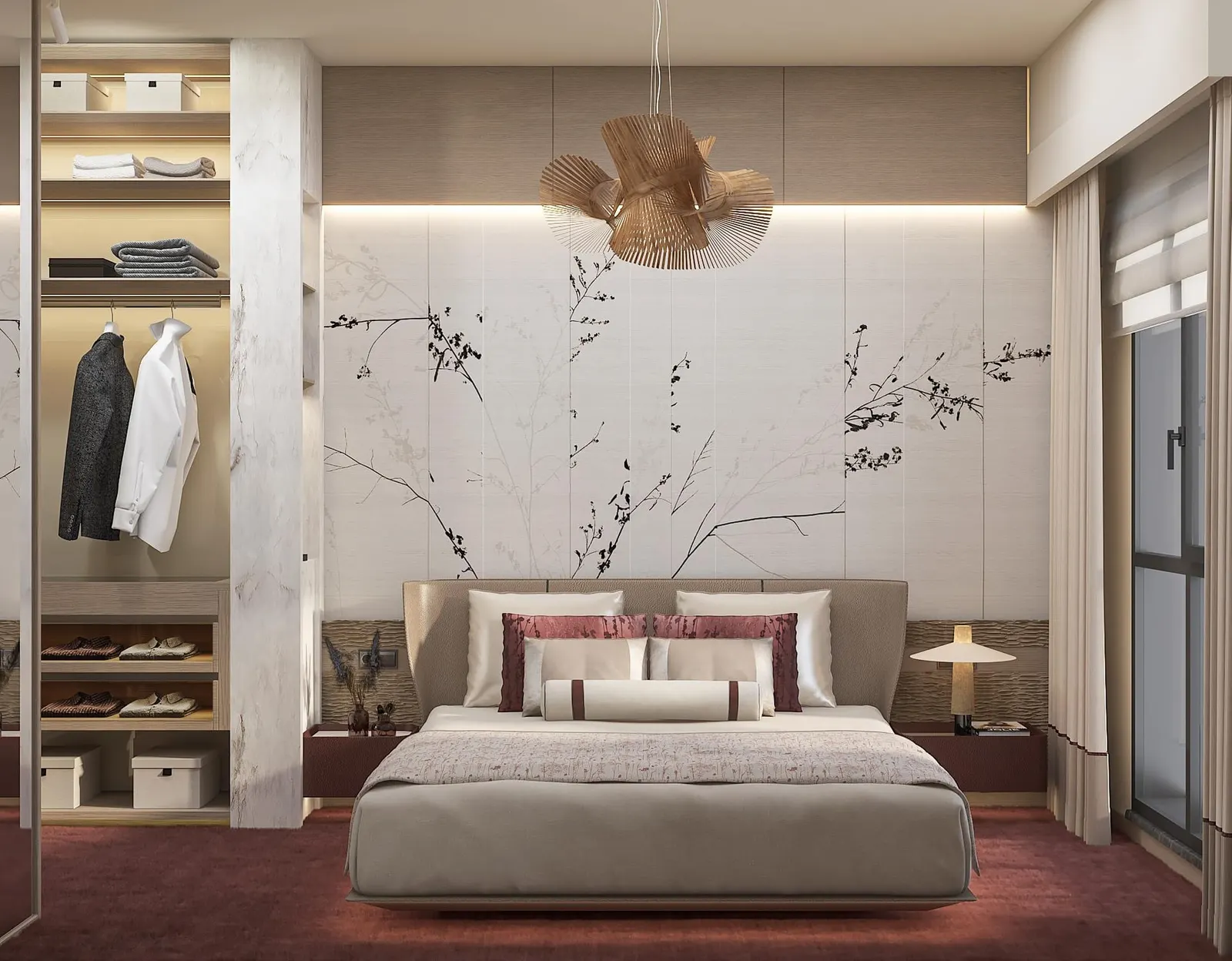 Bedroom in a Basaksehir Avrasya Cadde apartment