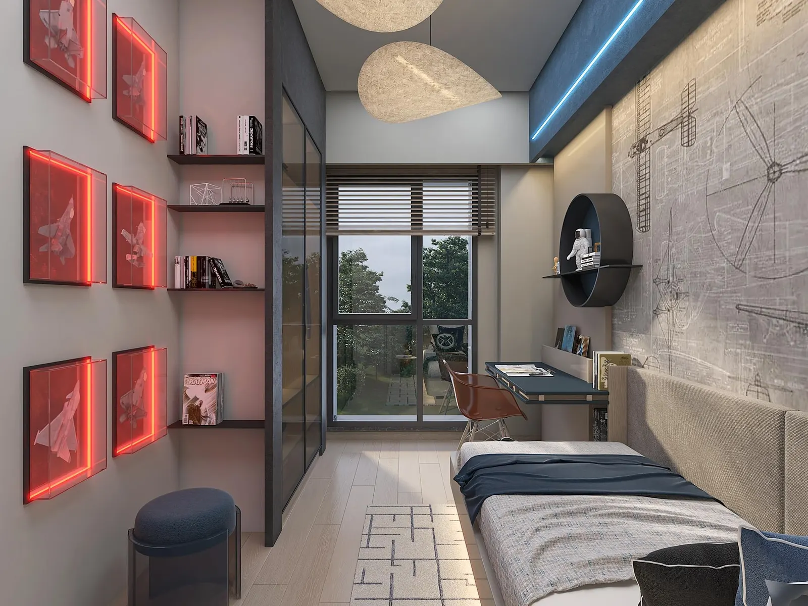 Children's room in a Basaksehir Avrasya Cadde apartment