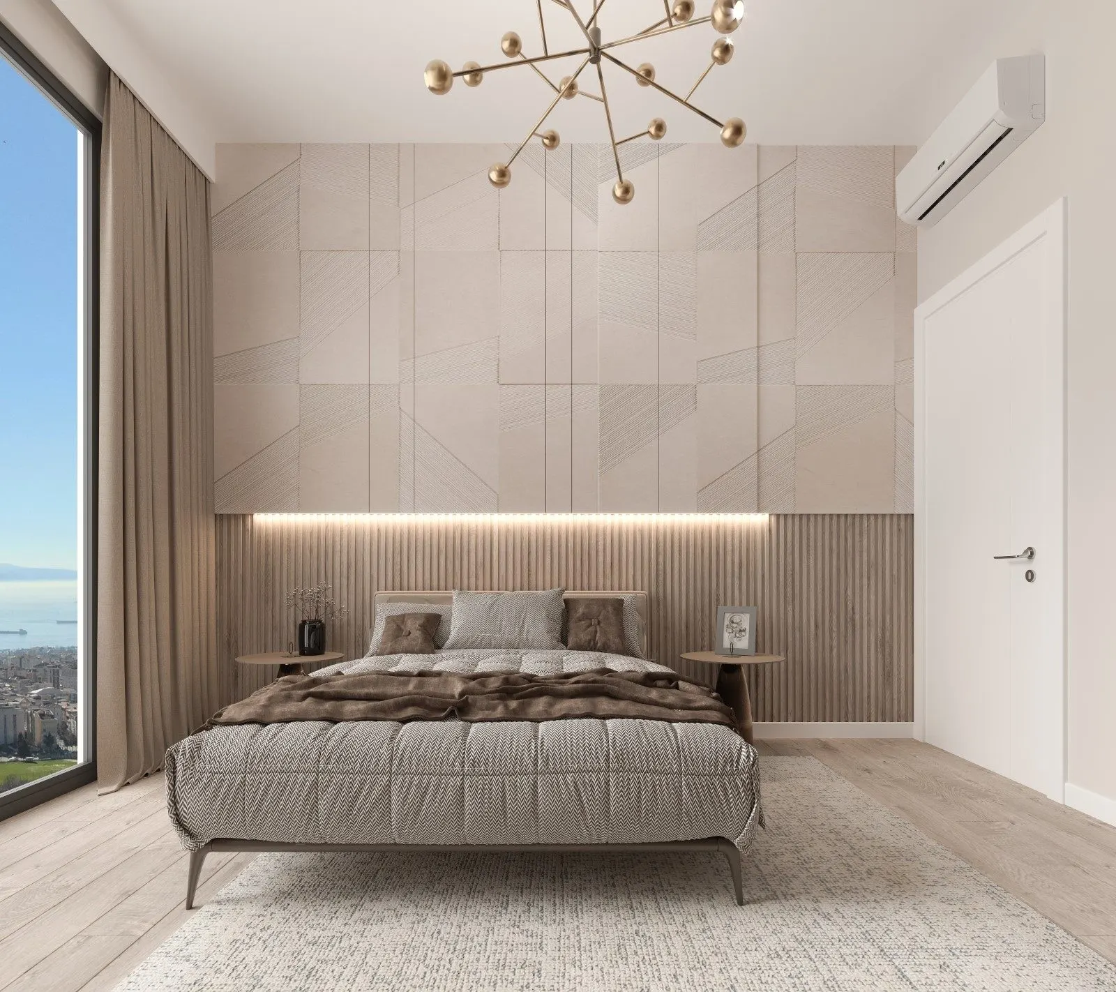Bedroom of a Batiyakasi apartment