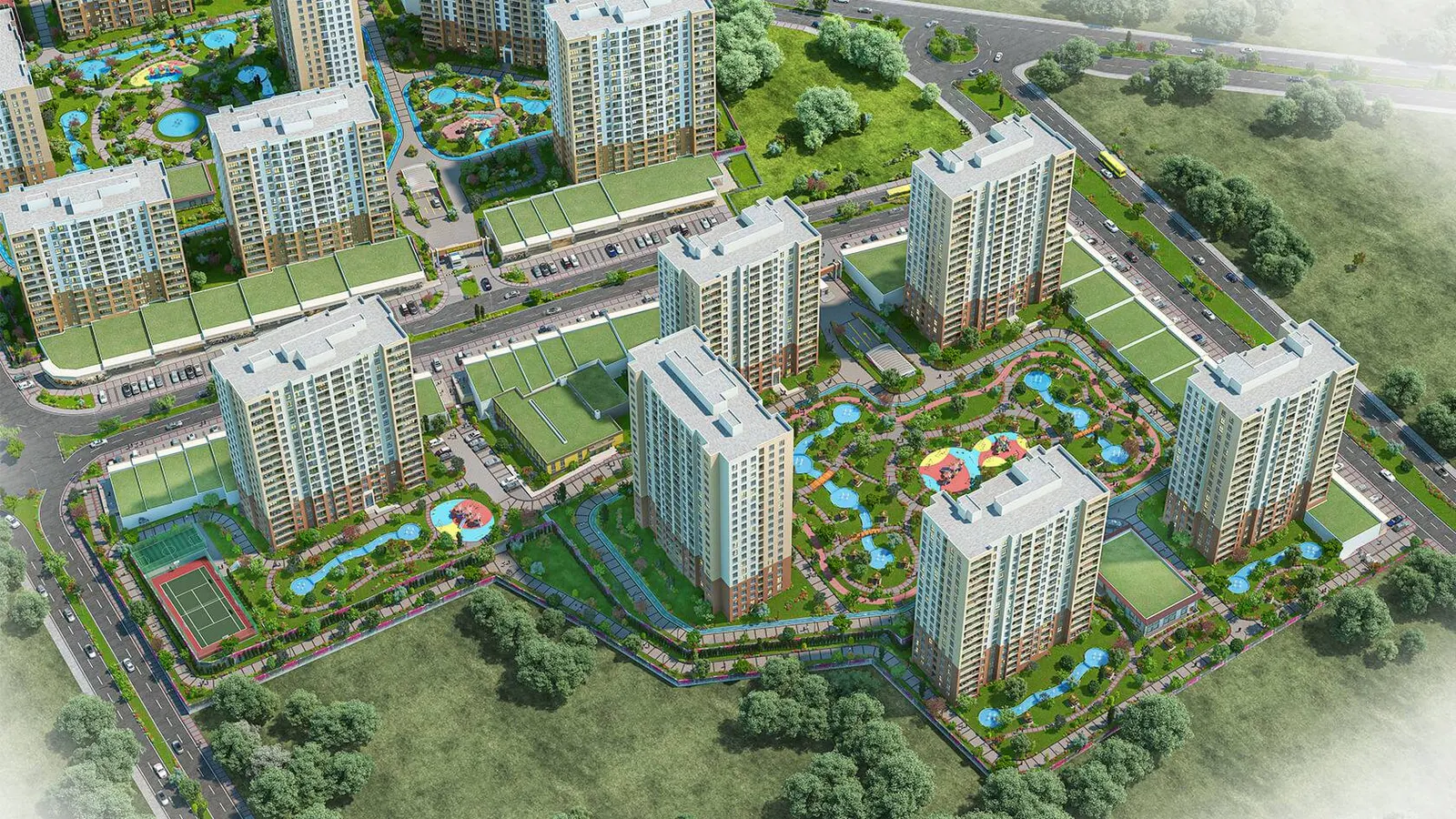 Aerial view of Bizim Evler 11