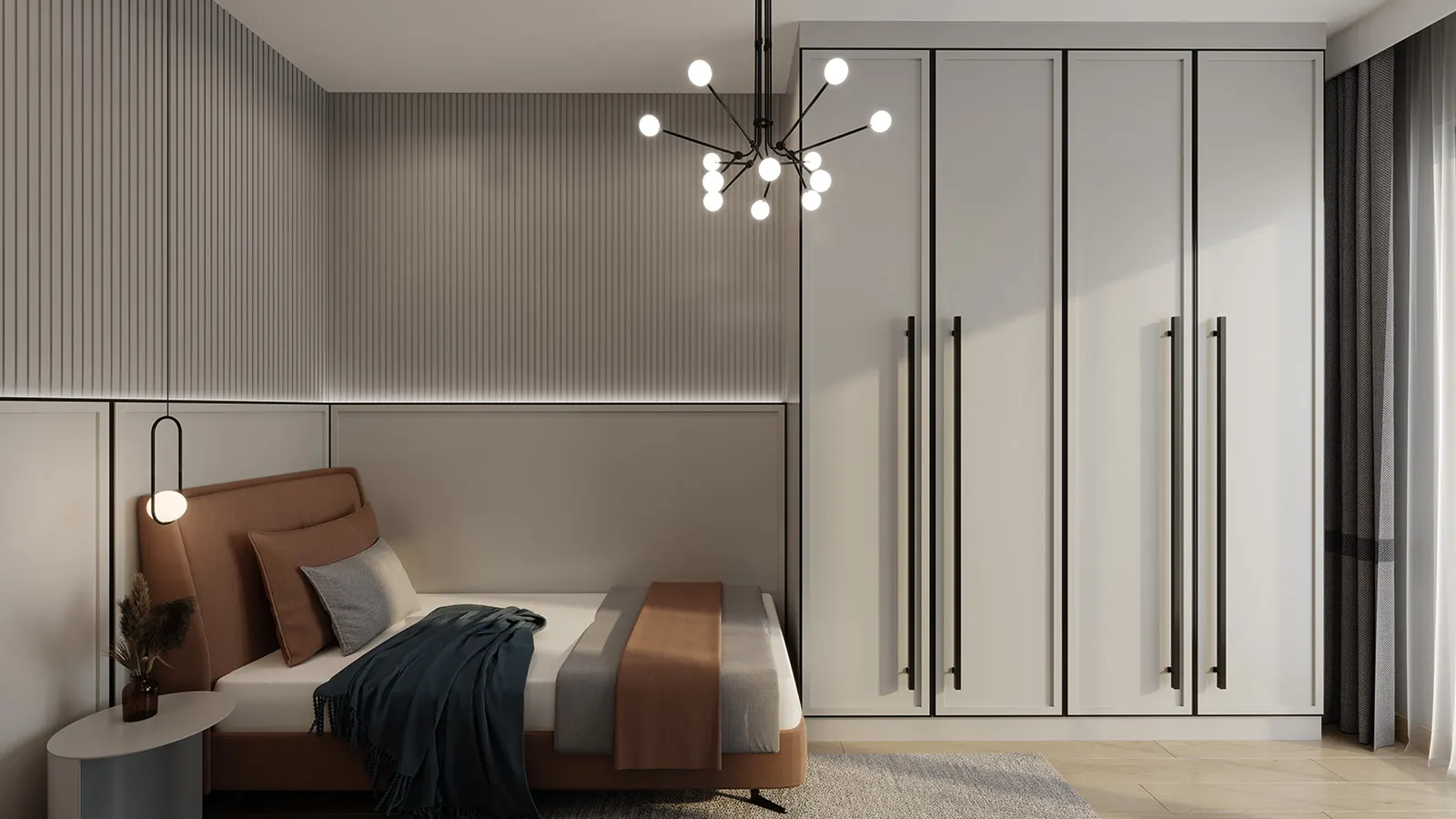 Bedroom of a Bizim Evler 11 apartment