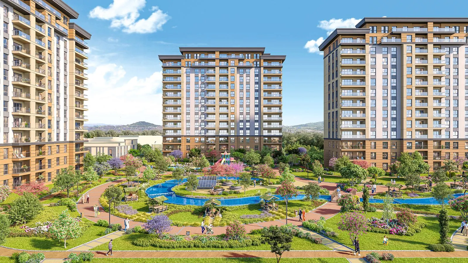Bizim Evler 12 blocks around the gardens