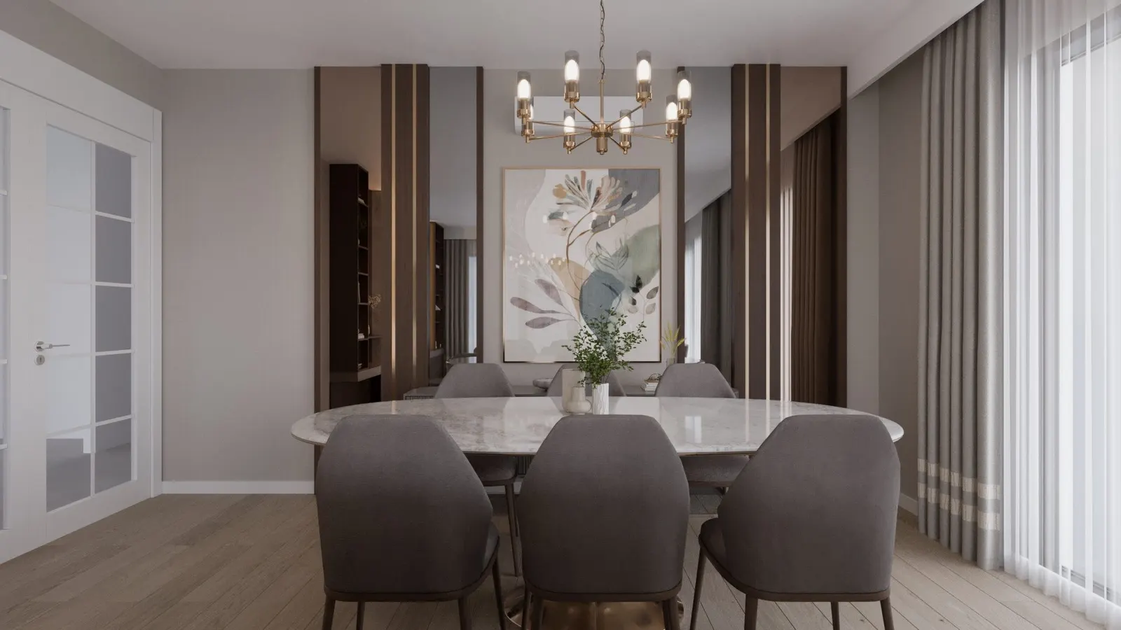 Dining area of a Bizim Evler 12 apartment