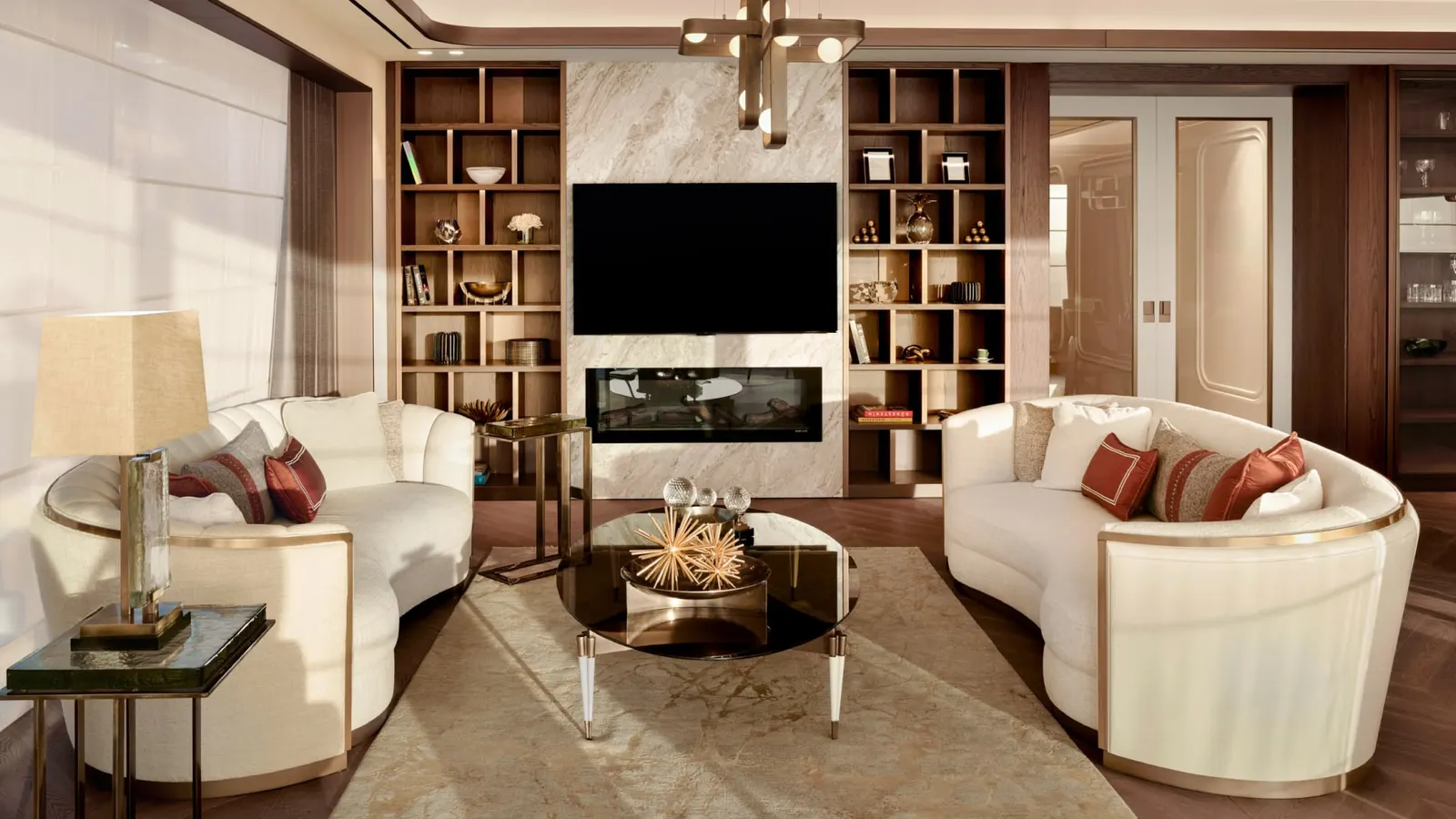 Living room in a Bogaz Camlica apartment
