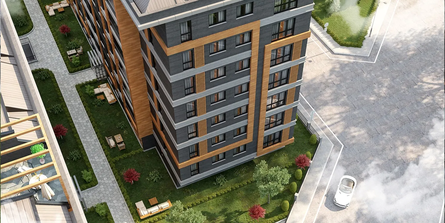 Corner of a Capella Exclusive Tuzla block seen from above