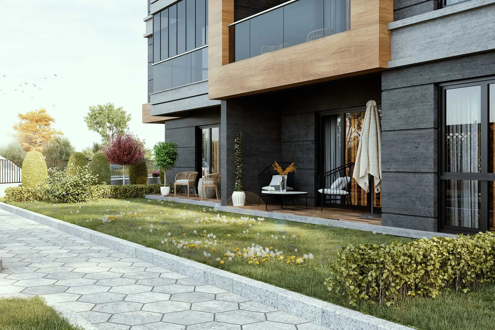 Garden-floor flat with its own garden at Capella Exclusive Tuzla