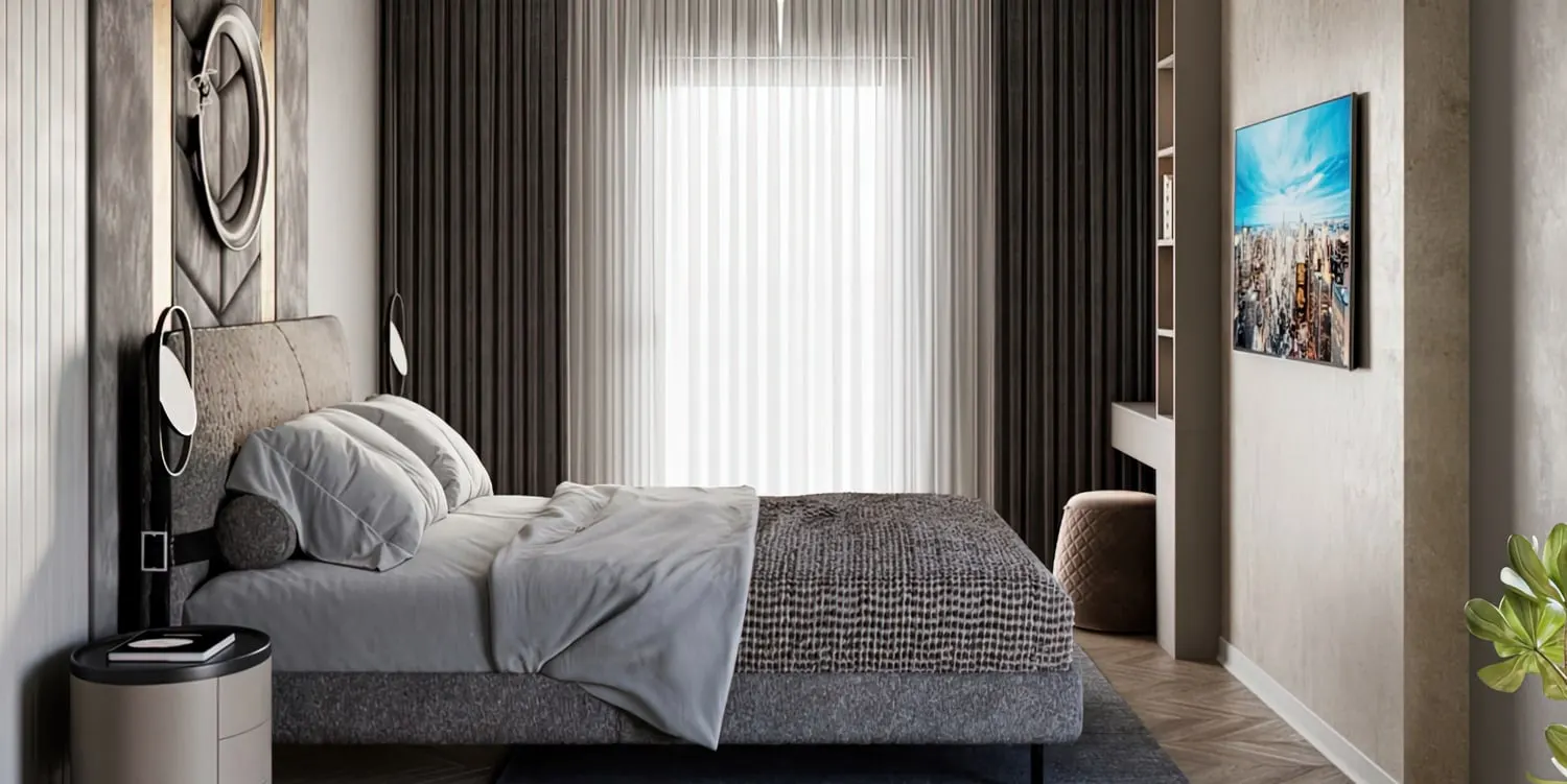 Bedroom in a Capella Exclusive Tuzla apartment