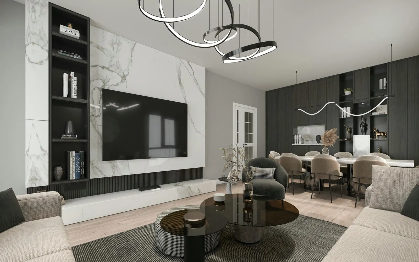 Living room of a Damla Kent apartment