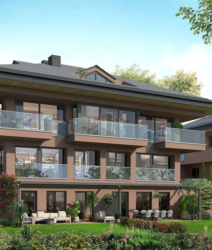 Garden duplexes at Denizkoru Sariyer