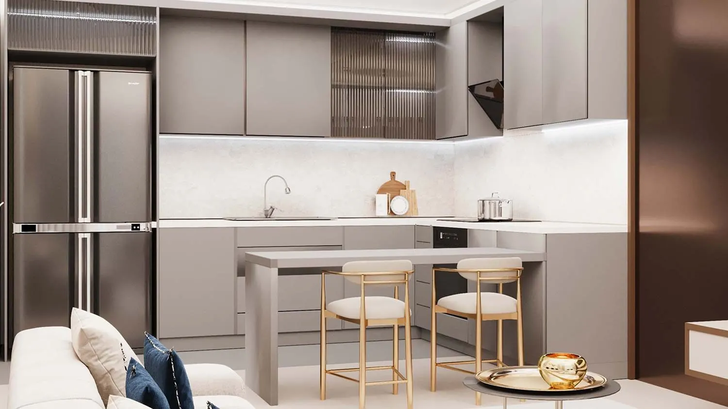 Kitchen in a Dilek Life Mahall apartment