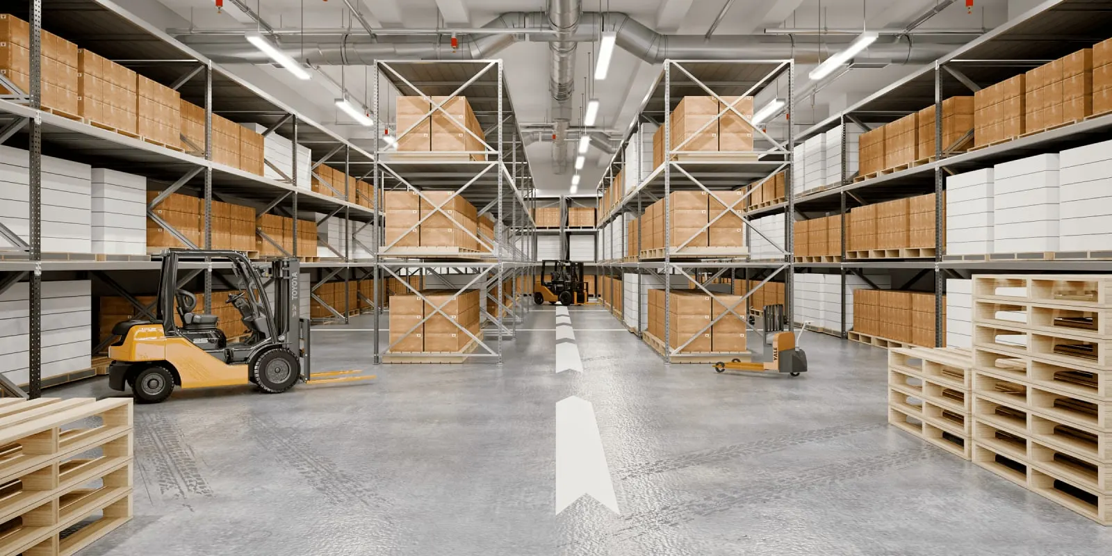 Storage space inside a Dudullu Ticarethane unit