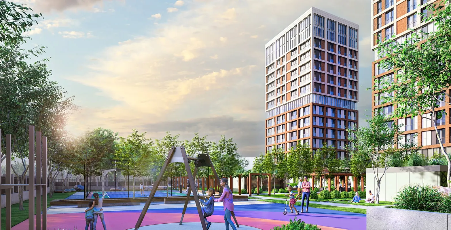 Children's playground and sports area at Elite Erenkoy