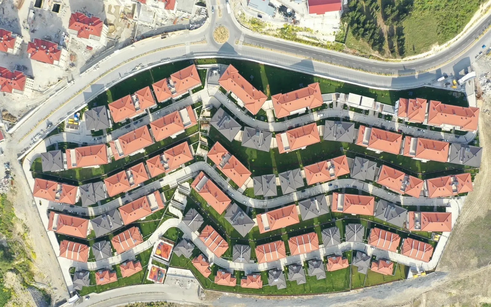 Emlak Konut Vadi Evleri seen from directly above