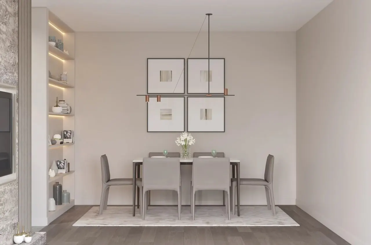 Dining area in a Forev Tem Istanbul apartment
