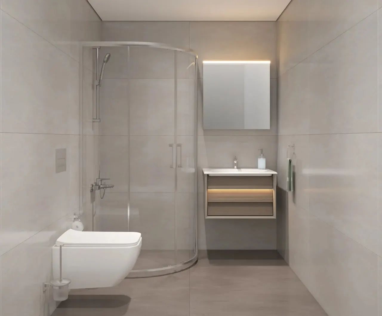 Bathroom in a Forev Tem Istanbul apartment