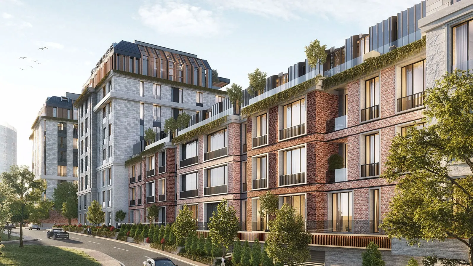 Low-rise building of Four Seasons Private Residences Istanbul from the street