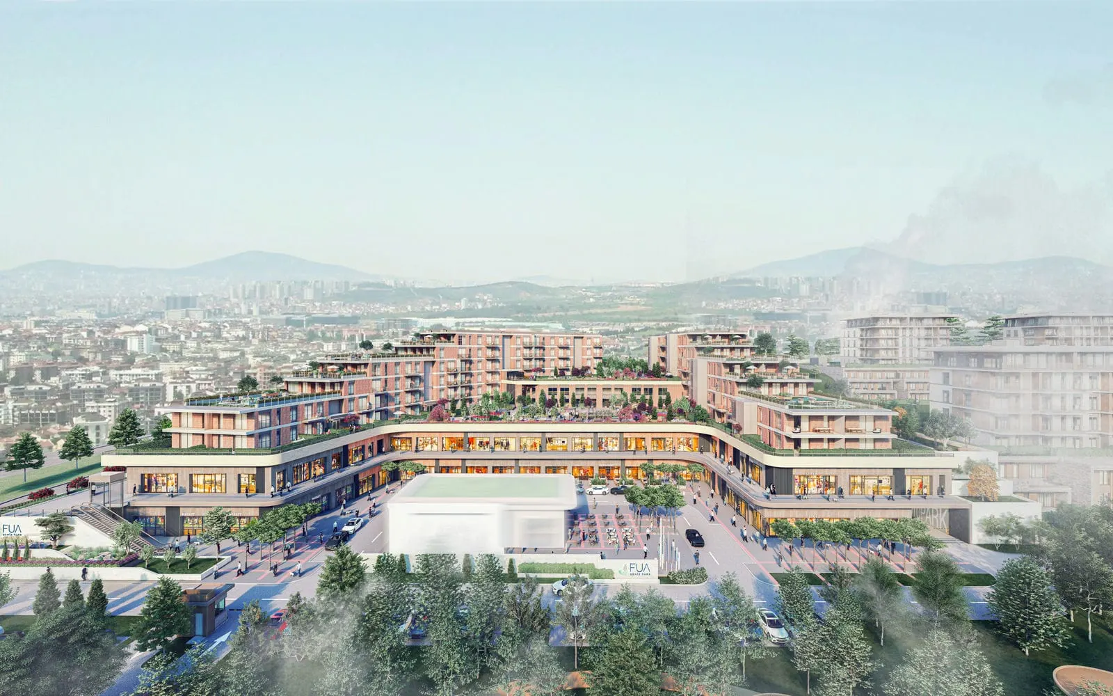 Aerial view of FUA Deniz Park